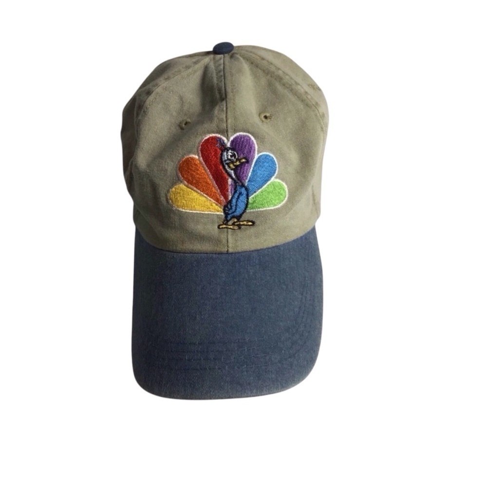 Vintage 90’s NBC Peacock Logo Hat.